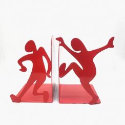 2 Pairs Home Decor Metal Bookshelf