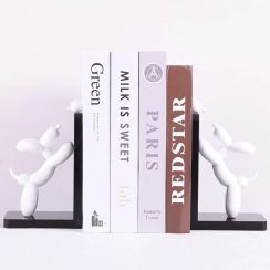 3 Pairs Modern Resin Balloon Dog Decoration Bookends